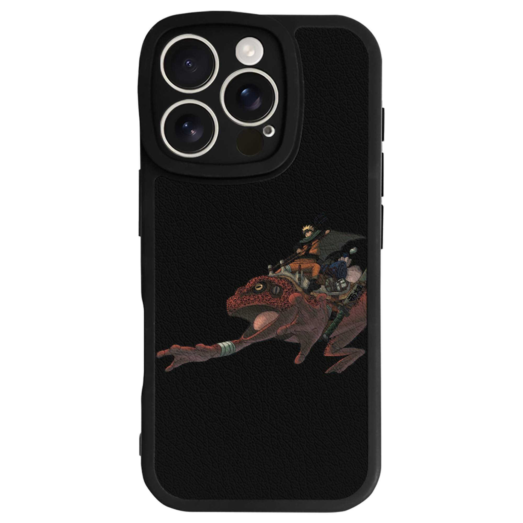 （画像用） NARUTO -ナルト- うずまき ナルト Uzumaki Naruto 【iPhone 16シリーズ対応】シリコンスマホケース（レザー調） 材質：シリコン